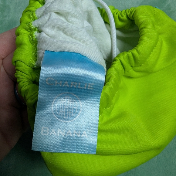 Charlie Banana Green Kids Swim Diaper Small 11-18lb - Picture 4 of 6
